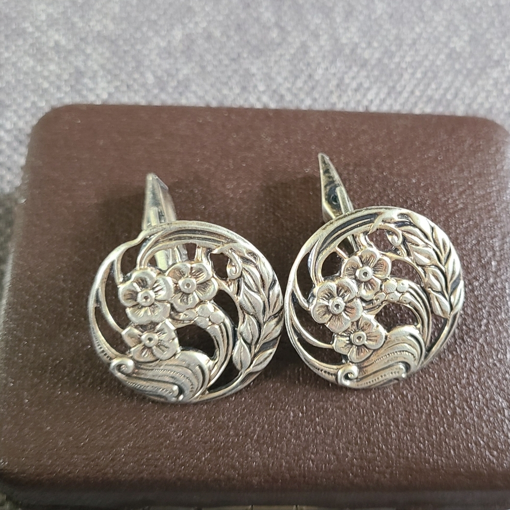 Vintage Sterling Silver Cufflinks